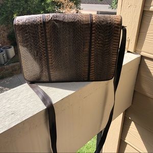Brand new Ladies snake skin design handbag